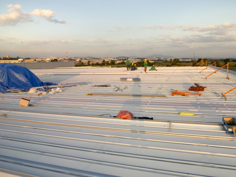 New Commercial Asphalt Roofs