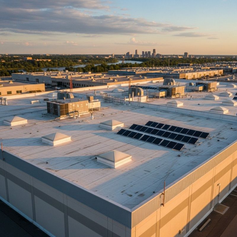 Commercial Asphalt Roofing Installation