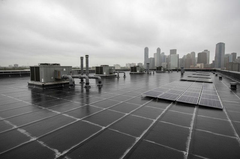 Commercial Asphalt Roofing Installation