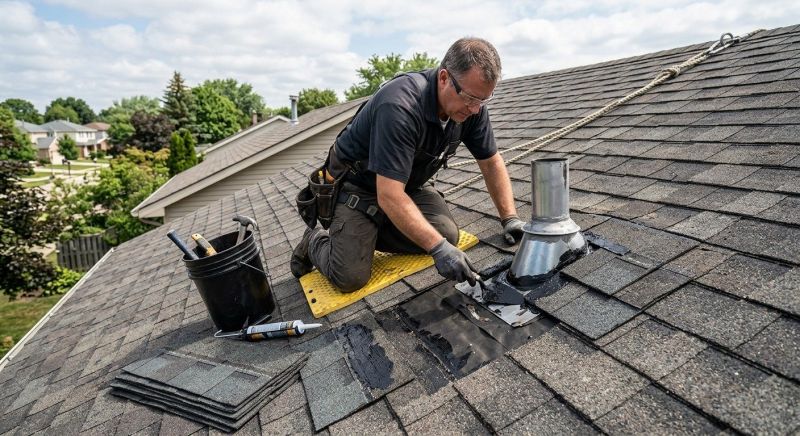Commercial Asphalt Shingle Roof Repair