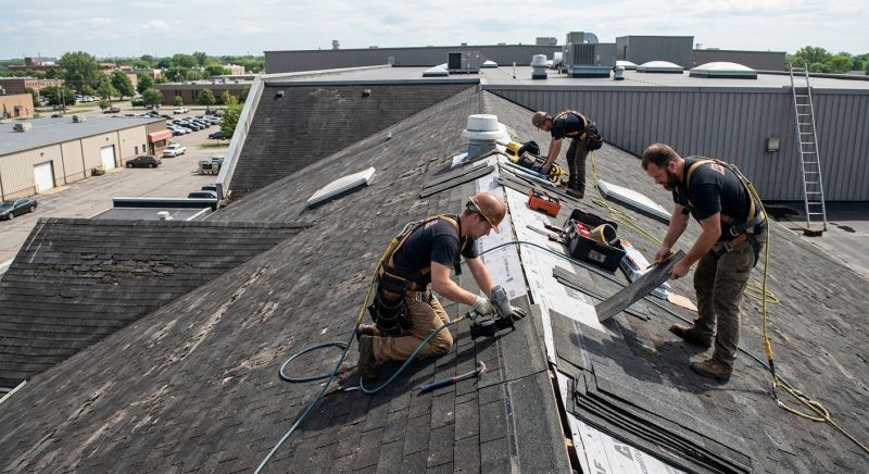 Commercial Asphalt Shingle Roof Repair