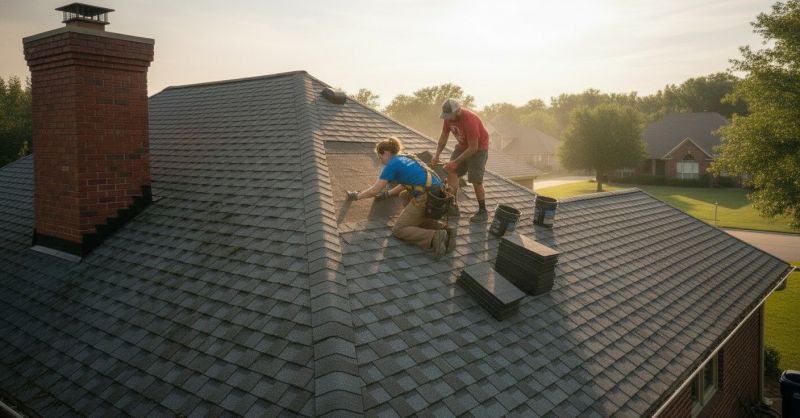 Commercial Asphalt Shingle Roof Repair