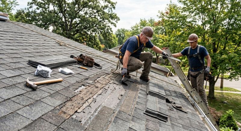 Commercial Asphalt Shingle Roof Repair