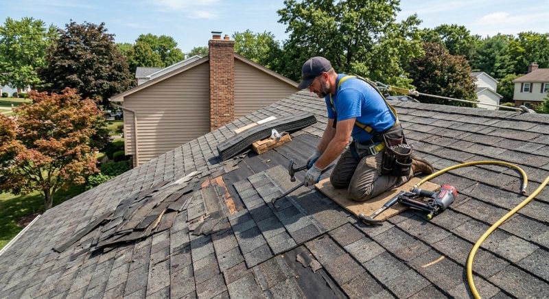 Commercial Asphalt Shingle Roof Repair