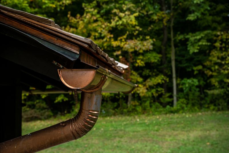 Commercial Copper Gutters Installation
