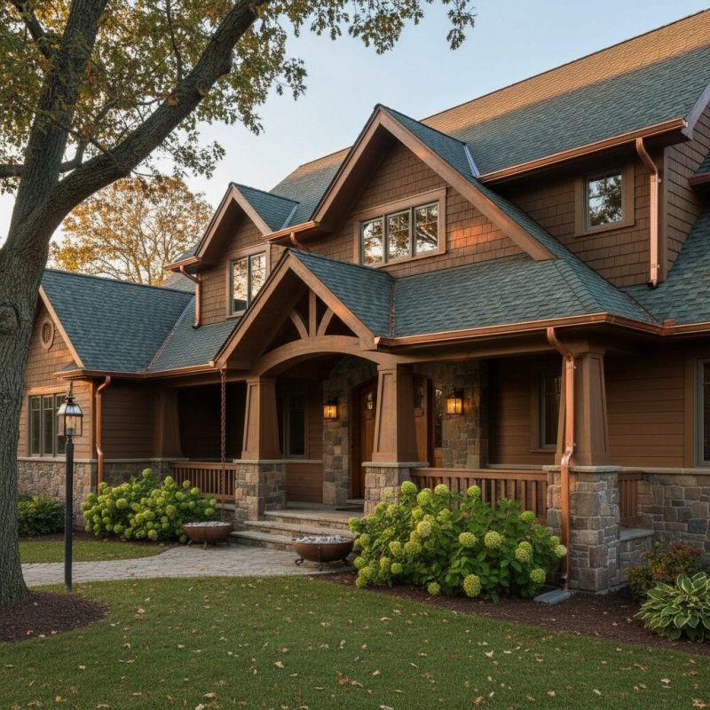 Commercial Copper Gutters Installation