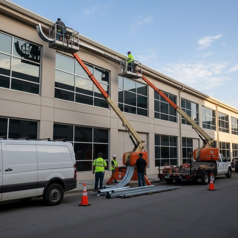 Commercial Gutter Cleaning