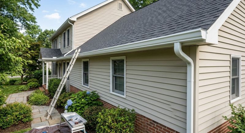 Commercial Seamless Gutters Installation