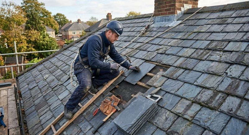 Commercial Slate Roof Repair