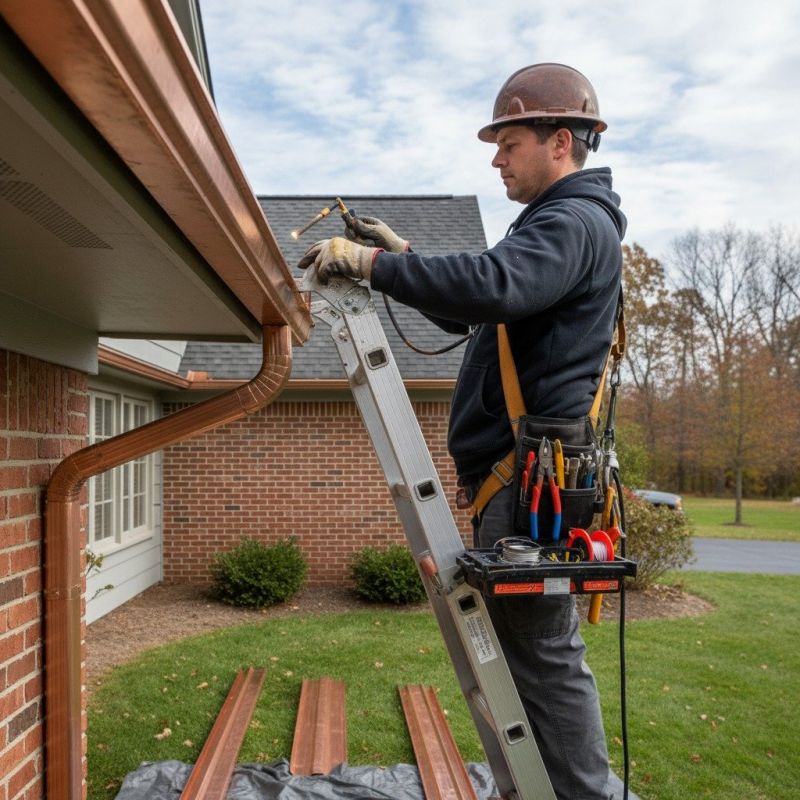 Copper Gutter Repair
