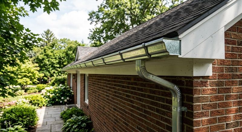 Galvanized Gutters Installation