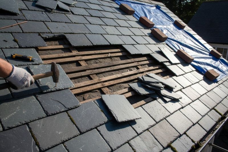 Natural Slate Roof Repair