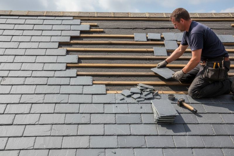 Natural Slate Roof Repair