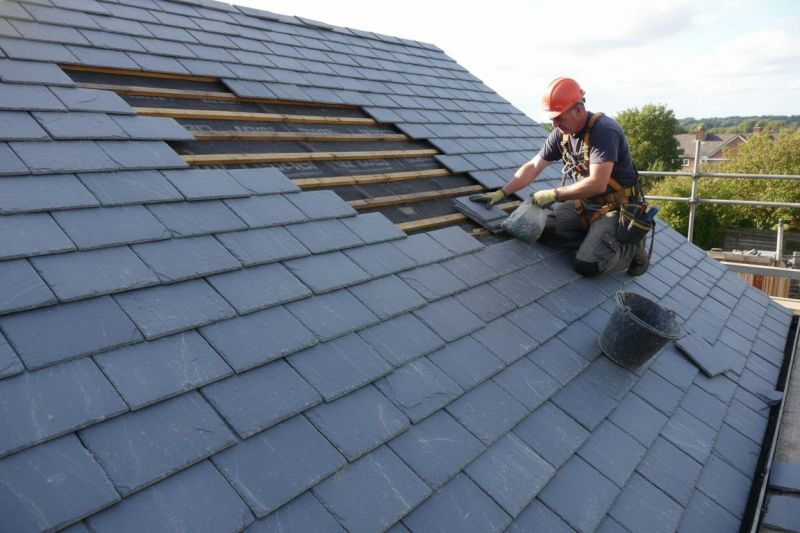 Natural Slate Roof Repair