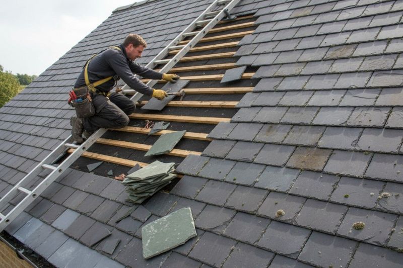 Natural Slate Roof Repair