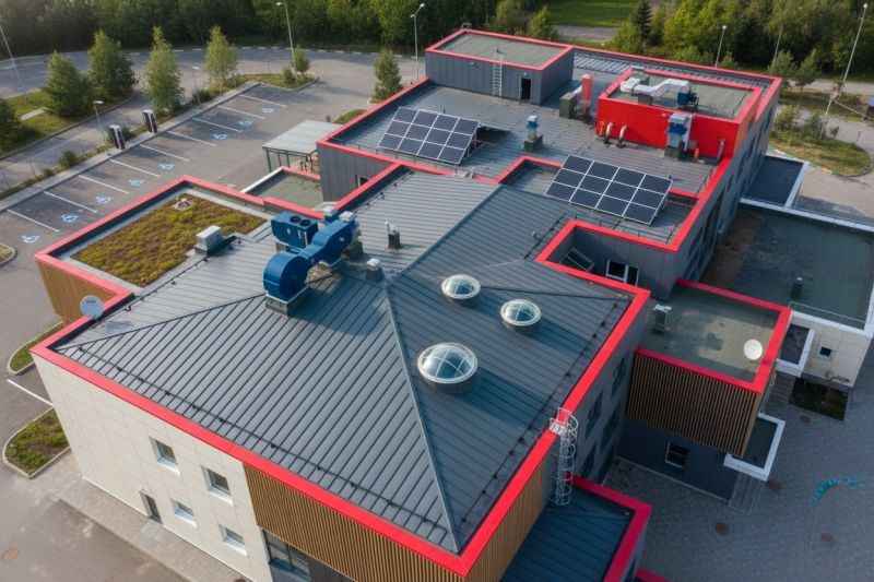 New Commercial Asphalt Roofs