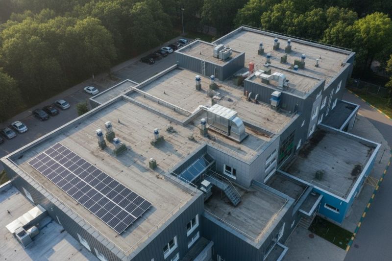 New Commercial Asphalt Roofs