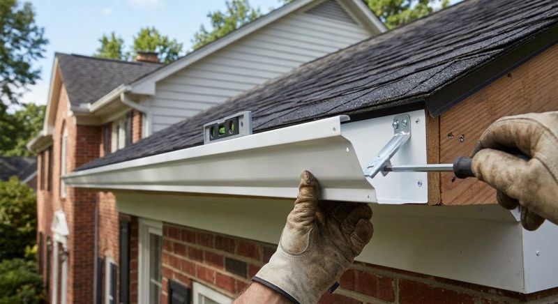 Residential Gutter Covers Installation