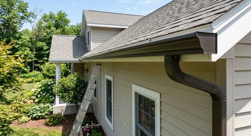 Seamless Metal Gutter Installation