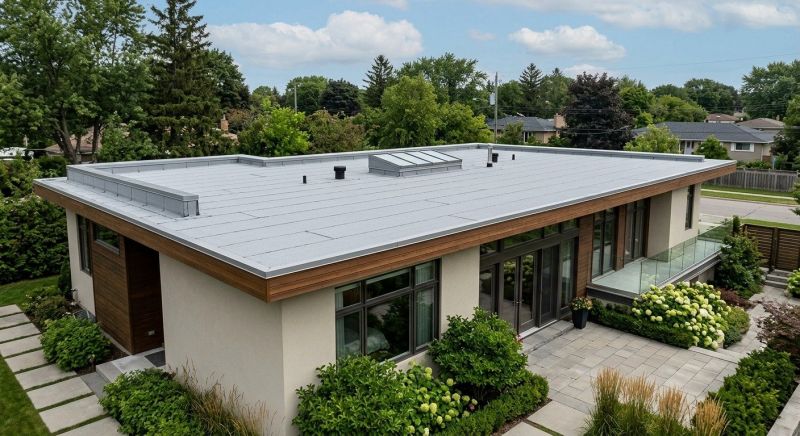 Single Ply Roof Installation