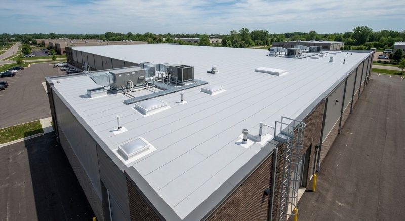 Single Ply Roof Installation